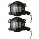 2pcs 4inch 30W 6500K 144LM LED Fog Lights for Jeep Wrangler JK Dodge Magnum Chrysler Cruiser