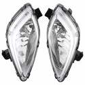 A Pair Left Right Clear Front Bumper Car Fog Lights Lamps For Hyundai Elantra 2011-2013