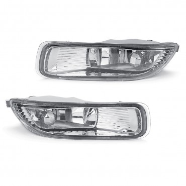 Car Front Bumper Driving Fog Lights Lamps Clear Lens with Bulb Amber for Toyota Corolla 2003-2004 812102060 8120002060