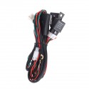 Car Front Bumper Grille Fog Lights DRL Driving Lamp with Switch and Harness for VW Golf MK4 1997-2006