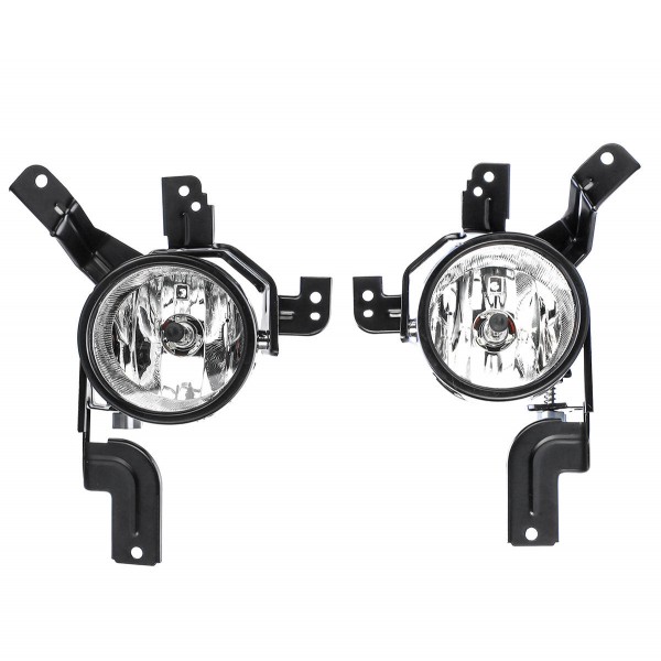 Car Front Left/Right Fog Lights Lamps with H11 Halogen Bulb For Honda CR-V CRV 2007-2009