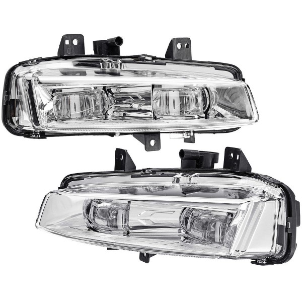 Car Left/Right Front Bumper LED Fog Lights Lamp for Range Rover Evoque Dynamic 2011-2016