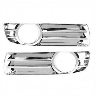 Chrome Car Front Bumper Fog Lights Driving Lamp Trim Cover For Chrysler 300 2005-2010