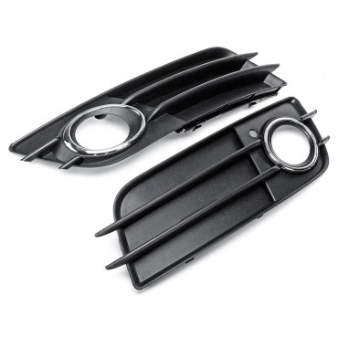 Front Bumper Fog Light Grille Grill Left/Right for Audi A4 B8 2008-2012