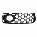 Front Fog Light Lamp Cover Grille Grill Honeycomb Hex Black For Audi A5 S-Line S5 B8 RS5 2008-2012