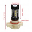 H16 2525 16 LED Car White DRL Headlight Fog Light Bulb Lamp 780LM