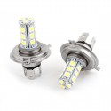 H4 5050 SMD 18LEDs Car White LED Fog Light Bulb