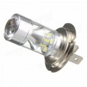 H7 2835 12SMD LED Car White Fog Light DRL 550LM DC 10 to 30V 6500K