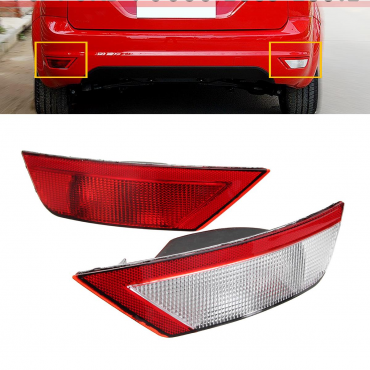 Left/Right Side Rear Tail Fog Light Bumper Reflector for Ford Focus 2008-2012