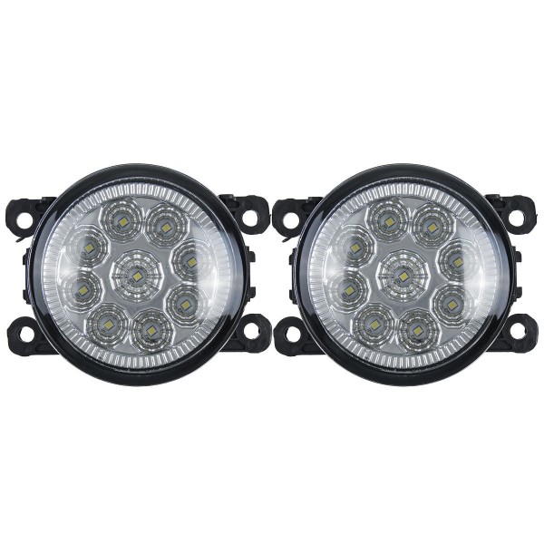 Pair Car Front LED Fog Lights Lamps with H11 Bulbs White For Land Rover Discovery 4 Range Rover Sport L322