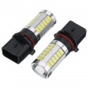 Pair P13W White 6000K 500LM 33LEDs Car Fog Lights Daytime Running Lights Bulbs Error Free