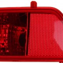 Pair Rear Bumper Fog Light Lamp Cover Red Left Right for PEUGEOT 3008 2009-2015