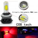 Single 881 7.5W 6000K Red COB Car LED Fog Lights Bulb Lamp