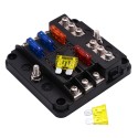 1 In 6 Out Independent Positive And Negative Of The Fuse Box With LED Indicator