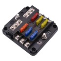 1 In 6 Out Independent Positive And Negative Of The Fuse Box With LED Indicator