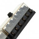 12V Universal Car Truck Boat 12 Way Standard Blade Block Fuse Box Holder Circuit