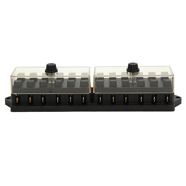 12V Universal Car Truck Boat 12 Way Standard Blade Block Fuse Box Holder Circuit