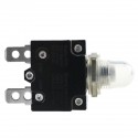 AC 125-250V Push Button Reset Quick Connect Terminal Circuit Breaker Plastic