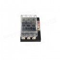 JZ5501 Jiazhan Car 6 Way Air Condition Fuse Box Circuit Protect Fuse Block Holder Clear Cover