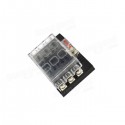 JZ5501 Jiazhan Car 6 Way Air Condition Fuse Box Circuit Protect Fuse Block Holder Clear Cover