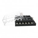 JZ5501 Jiazhan Car 6 Way Air Condition Fuse Box Circuit Protect Fuse Block Holder Clear Cover