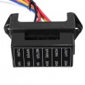 JZ5702 Jiazhan Car 6 Way Fuse Box 6 Road With Wire Modification Basic Block Auto Fuse Holder