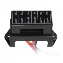 JZ5702 Jiazhan Car 6 Way Fuse Box 6 Road With Wire Modification Basic Block Auto Fuse Holder