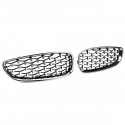 1Pair Car Decoration Front Bumper Diamond Grille Grill For BMW Z4 E89 2009-2016