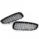 1Pair Front Diamond Kidney Grille For BMW Z4 E89 2009-2016