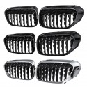 2PCS Front Grille For BMW 5 Series G30 G31 G38 2017+ 51137390863 51137390864 51137390865 51137390866 51137390867