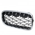 2PCS Front Kidney Grill Grille Diamond Chrome For BMW 3 Series F30 F35 F80 2011-2019