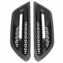 2Pcs Car Carbon Fiber Grille Side Air Flow Vent Grilles For BMW F10/F11/M5 Sedan 2011-2016