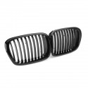 2Pcs Car Glossy Black Front Kidney Grilles For BMW E39 5-Series 525i 528i 530i 540i M5 1997-2003