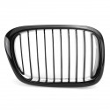 2Pcs Car Glossy Black Front Kidney Grilles For BMW E39 5-Series 525i 528i 530i 540i M5 1997-2003