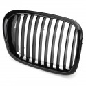 2Pcs Car Glossy Black Front Kidney Grilles For BMW E39 5-Series 525i 528i 530i 540i M5 1997-2003