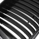 2Pcs Car Glossy Black Front Kidney Grilles For BMW E39 5-Series 525i 528i 530i 540i M5 1997-2003