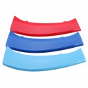 3pcs Tricolor Plastic Front Center Grille Cover Trim For BMW X4 F26 2014 2015