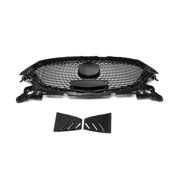 ABS Gypsophila Front Bumper Racing Grille Grill for MAZDA 3 AXELA 2017 2018