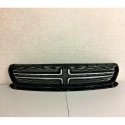 Black & Silver ABS Front Upper Bumper Grill Grille For Dodge Charger 2015-2018