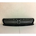 Black & Silver ABS Front Upper Bumper Grill Grille For Dodge Charger 2015-2018