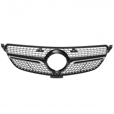 Black Diamond Front Grille Grill For Mercedes Benz GLE Coupe W292 C292 GLE350 2015-18