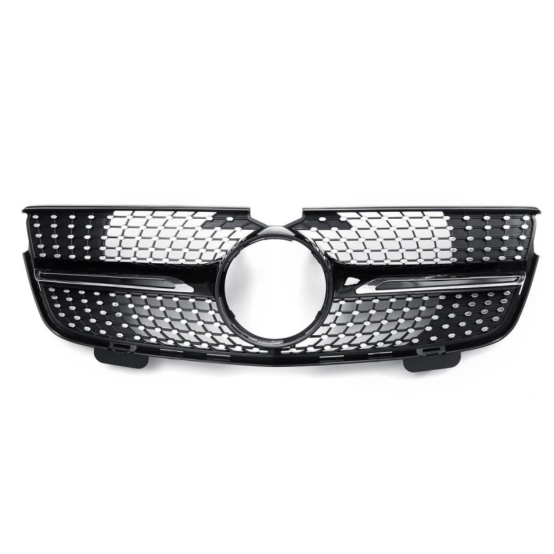 Kühlergrill Frontgrill für Mercedes X164 GL320/350 Grill Diamant Schwarz Neu