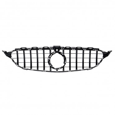 Black GT R AMG Style Grill Grille Front Bumper For Mercedes Benz W205 C250 C300 2019