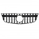 Black GT R Style Grill Grille For Mercedes Benz GLK Class X204 GLK250 GLK300 GLK350 2008-12