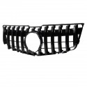 Black GT R Style Grill Grille For Mercedes Benz GLK Class X204 GLK250 GLK300 GLK350 2008-12