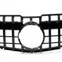 Black GT R Style Grill Grille For Mercedes Benz GLK Class X204 GLK250 GLK300 GLK350 2008-12