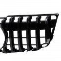 Black GT R Style Grill Grille For Mercedes Benz GLK Class X204 GLK250 GLK300 GLK350 2008-12