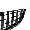 Car GTR Style Grille Front Bumper Grill Black for Mercedes Benz C-Class W204 2008-2014