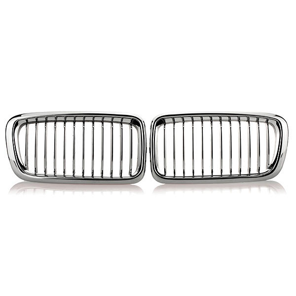 Chrome Car Kidney Grills Grilles for BMW E38 740 750 98 99 2000 2001