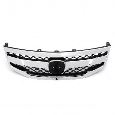 Chrome Front Bumper Grill Grille for Honda Accord 4DR SEDAN 2011-2012